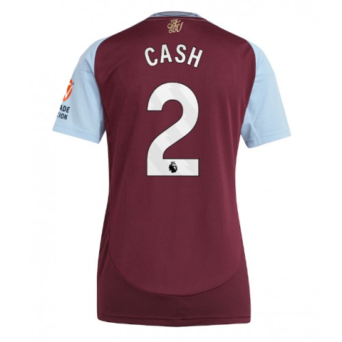 Fotbalové Dres Aston Villa Matty Cash #2 Dámské Domácí 2024-25 Krátký Rukáv